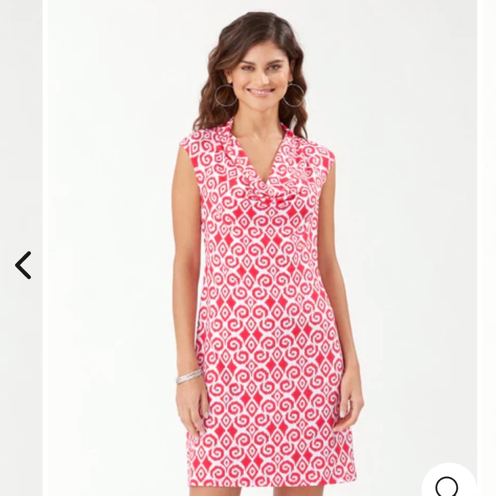 Tommy Bahama cowl neck mini dress XS EUC